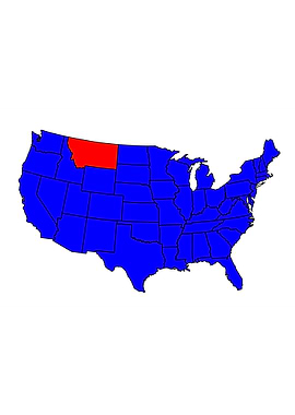 State of Montana Location