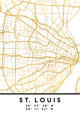 St Louis Map Missouri