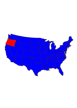 State of Oregon Location