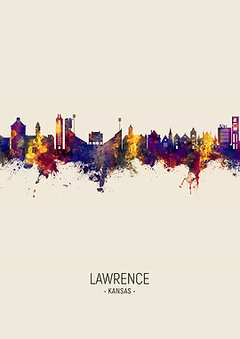 Lawrence Skyline Kansas