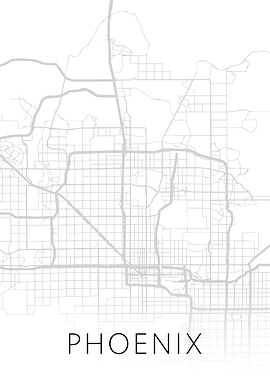 Phoenix Arizona City Map
