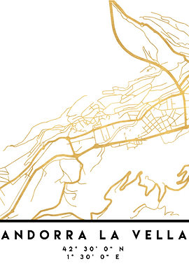Andorra La vella Map