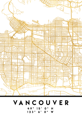 Vancouver Map Canada