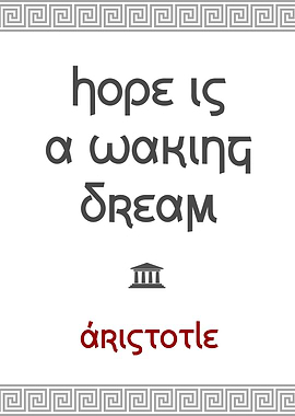 Aristotle Quote Hope Dream