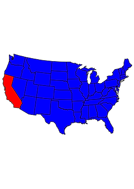 State of California Map