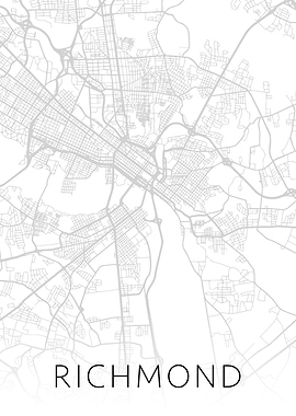 Richmond Virginia City Map