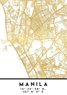 Manila Map Philippines