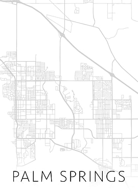 Palm Springs California BW