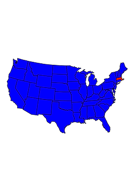 State of Massachusetts Map
