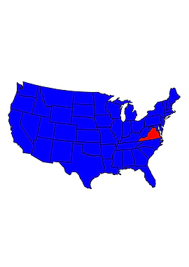 State of Virgina Location