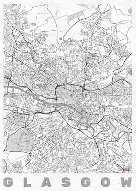 Glasgow Map Line