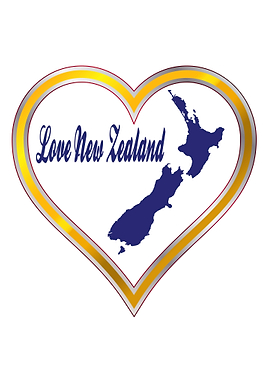 Love New Zealand Map