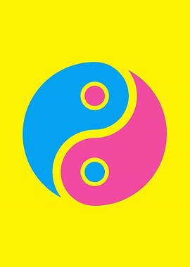Neon Yin Yang
