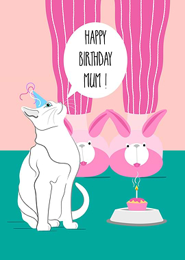 Cat Mum Birthday