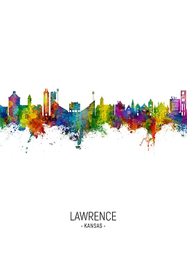 Lawrence Skyline Kansas
