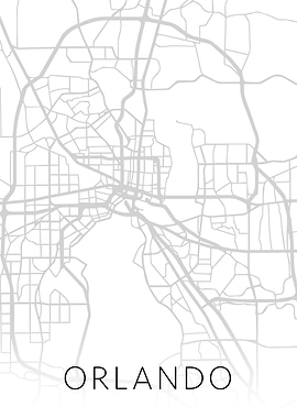 Orlando Florida City Map