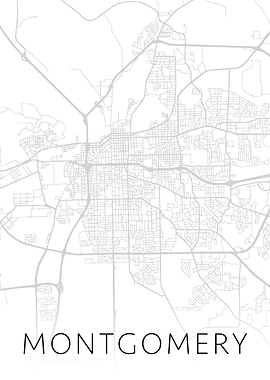 Montgomery Alabama City BW