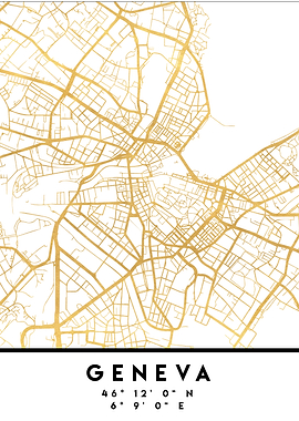 Geneva Map Switzerland
