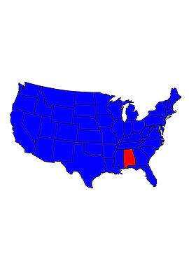 State of Alabama Location