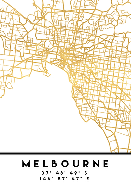 Melbourne Map Australia