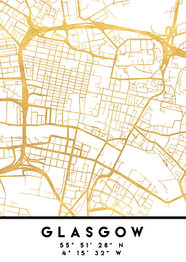 Glasgow Map Scotland