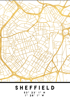 Sheffield Map England