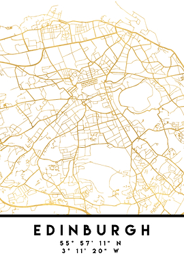 Edinburgh Map Scotland