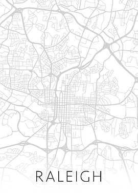 Raleigh North Carolina Map