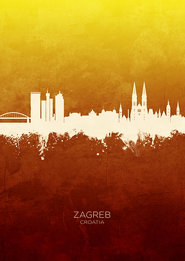 Zagreb Skyline Croatia