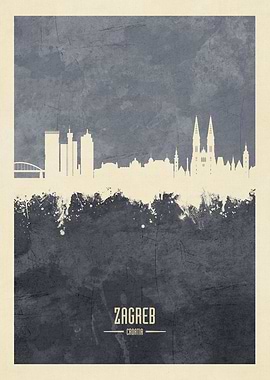 Zagreb Skyline Croatia