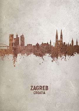 Zagreb Skyline Croatia