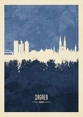 Zagreb Skyline Croatia
