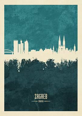 Zagreb Skyline Croatia