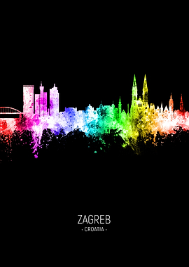 Zagreb Skyline Croatia