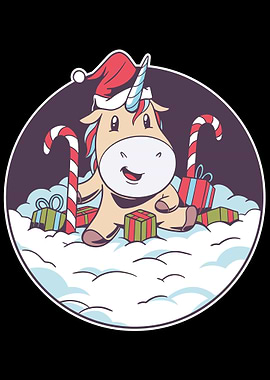 Unicorn at Christmas