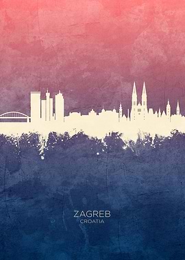 Zagreb Skyline Croatia