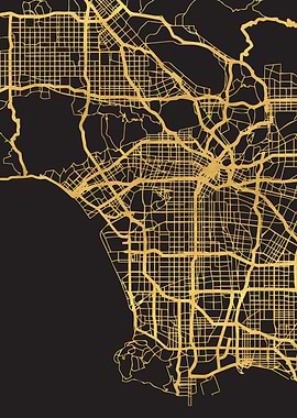 Los Angeles Map California