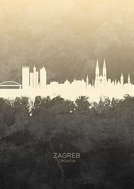 Zagreb Skyline Croatia