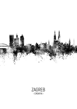 Zagreb Skyline Croatia