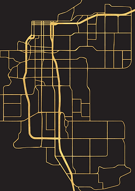 Anchorage Map Alaska Gold