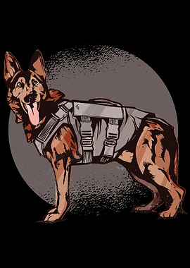 portrait German Shepherd