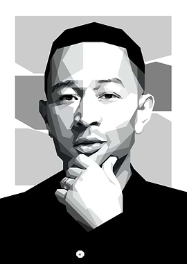 John Legend grayscale
