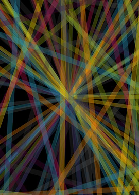 Universe Colorful Lines