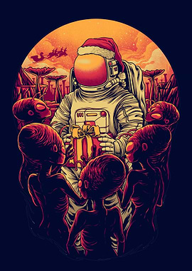 Christmas on the alien pla