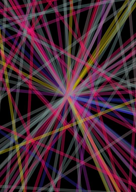 Universe Colorful Lines