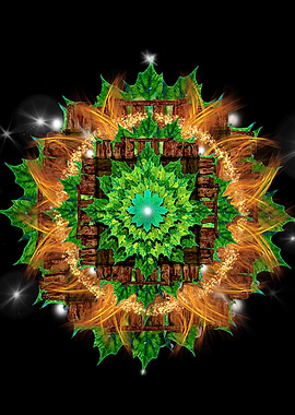 Autumnal Henge Mandala