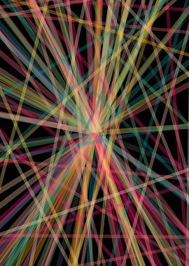 Universe Colorful Lines