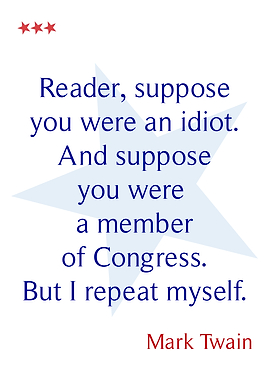 Mark Twain Idiot