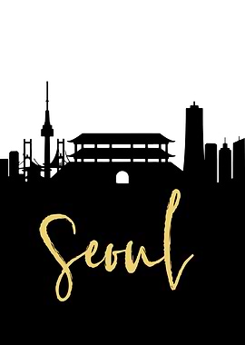 Seoul Skyline South Korea