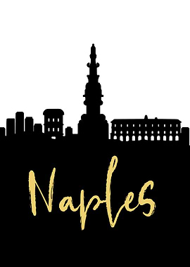 Naples Skyline Italy City